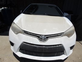 2014 Toyota Corolla LE White 1.8L AT #Z24758